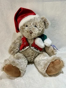 2003 Plush Holiday Teddy Bear Christmas JCPenney Vintage - Picture 1 of 9