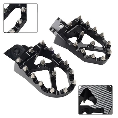 Reposapiés CNC MX reposapiés reposapiés para Kawasaki KX100 KX65 Suzuki RM 100 65 Foto 1 de 4