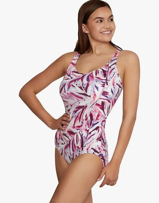 Traje de baño Speedo para mujer de una pieza Sweetheart corte moderado talla 10 - B1 Foto 1 de 4