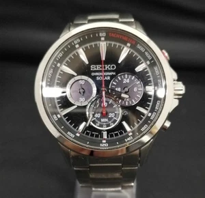 SEIKO V175-0DM0 Solar Powered Wristwatch - Picture 1 of 6