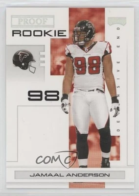 2007 Playoff NFL Playoffs Rookie Silver Proof /50 Jamaal Anderson #137 - Image 1 of 2