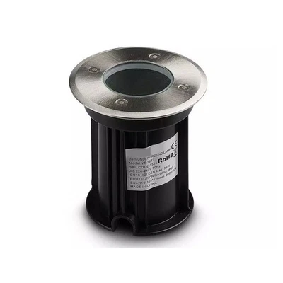 Faretto Rotondo Per Lampada GU10 Calpestabile Segnapasso Incasso da Pavimento IP - Immagine 1 di 3