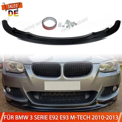 Frontlippe Frontspoiler hochglanz für BMW 3er E92 E93 M-Paket LCI ab 2010-2013 - Bild 1 von 4