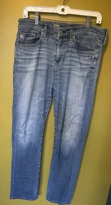 Jeans Adriana Goldschmier Simona pierna recta 27 R algodón orgánico hecho en EE. UU. Foto 1 de 4