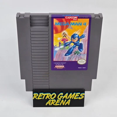 Cartucho Mega Man MegaMan 4 (Nintendo NES) LIMPIO Y PROBADO Foto 1 de 2