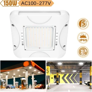 150W LED Canopy Light Commercial for Gas Station, Carport Lighting 3K/4K/5K CCT - Picture 1 of 12