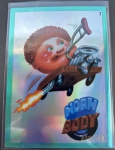 2025 Topps Garbage Pail Kid Chrome 7 "Noah Body" #79/199 Teal Border - Foto 1 di 2