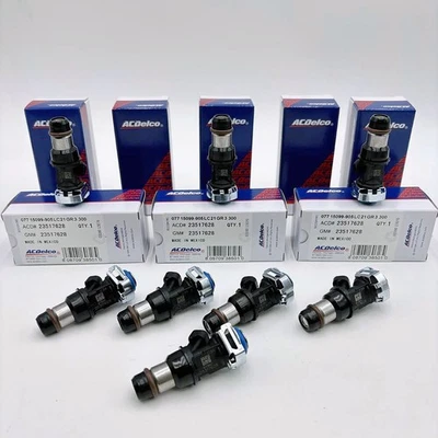8X OEM 25317628 Fuel Injectors For 01-06 Silverado Sierra 1500 4.8L 5.3L 6.0L - Image 1 of 4