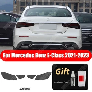 Pre-cut Taillight Smoke Paint Protection Tint Wrap Film For Benz E-Class 2021-23 - Picture 1 of 10