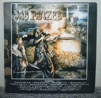 Jag Panzer — Thane To The Throne. Совершенно новый промо компакт-диск. - Изображение 1 из 2