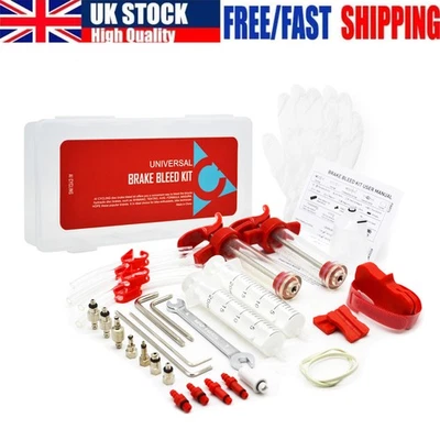 Universal Hydraulic Disc Brake Bleed Kit For Avid Shimano Tektro Hayes Magura - Image 1 of 2