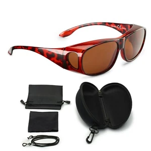 FALINGO Überzieh Sonnenbrille Sonnenüberbrille CLASSIC EDITION (Leopard) - Bild 1 von 12