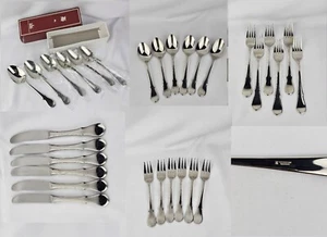 WMF Würzburger Facette Cromargan Tafelbesteck Auswahl Gabel Löffel Messer - Bild 1 von 26