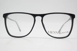 Vintage Brille Viennaline 1436 50 Schwarz Oval Brillengestell eyeglasses - Picture 1 of 6