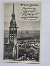 AK München Blick Vom Rathaus Auf Alten Peter, Die Stadt Und Gebirge...
