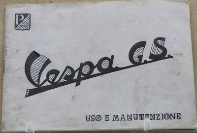 libretto uso manutenzione piaggio vespa gs 150 omaggio legend bike - Immagine 1 di 4
