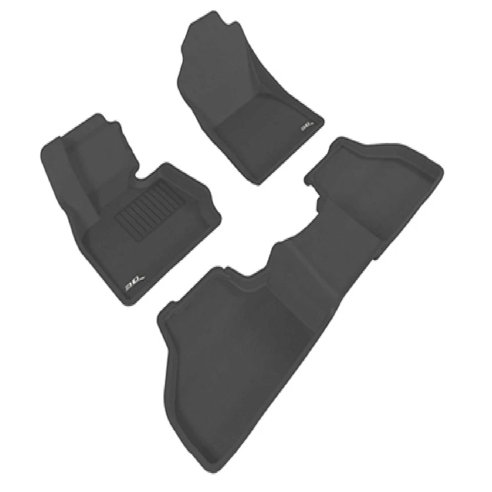Forros de piso 3D MAXpider Custom Fit Kagu negros primera fila para BMW X3 y X4 Foto 1 de 4