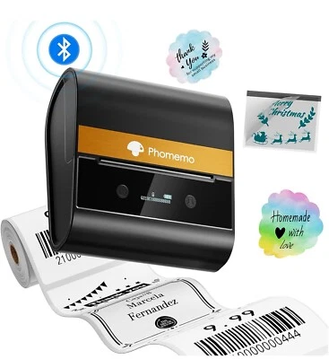 Phomemo Label Printer M120 Bluetooth Label Maker Barcode Portable Label Printer - Image 1 of 3