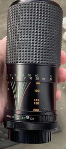 SIRIUS 80-200mm f3.9 ZOOM LENS CANON FD MOUNT LENS FOR SLR CAMERAS - Picture 1 of 7