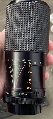 SIRIUS 80-200mm f3.9 ZOOM LENS CANON FD MOUNT LENS FOR SLR CAMERAS - Image 1 of 4