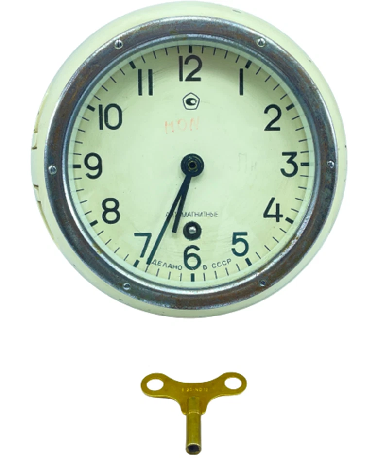 Caenaho B CCCP Clock Vintage Nautical Ship Collective Rare Tested Working Great - Image 1 of 4