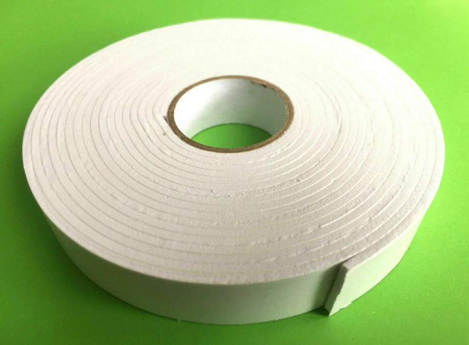 2m DOUBLE SIDED STRONG STICKY FOAM TAPE SELF ADHESIVE FIXING THICK PADS CRAFT