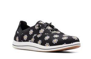 Clarks Cloudsteppers Womens Breeze Ave Sneakers Black Textile 26167814 - Picture 1 of 5