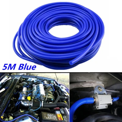 Car 16.4ft Vacuum Tube Hose Pipe Vehicle Silicone Tubing Blue Oil Water Pipeline - Image 1 of 4