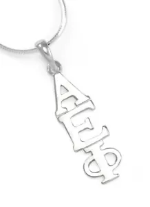 Lavaliere de plata esterlina Alpha Epsilon Phi Hermandad | Joyería de hermandad | ¡Nuevo!¡! - Imagen 1 de 2
