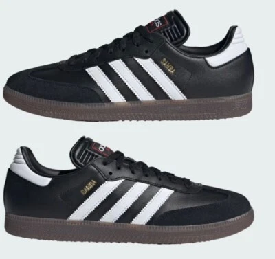Women’s adidas Samba Indoor Soccer Shoes Black White Gum IH6000 - Image 1 of 4