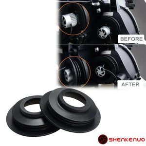 2x Waterproof Housing Seal Cap Headlight Anti Dust Cover For HID bulb Headlight - Imagen 1 de 12