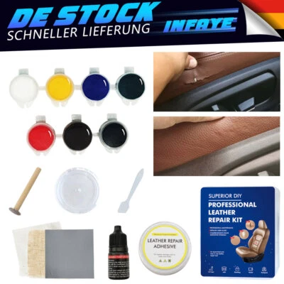 Leder Reparatur Kit Auto Sitz Löcher Kratzer Risse Renovieren Reparatur Werkzeug - Bild 1 von 4