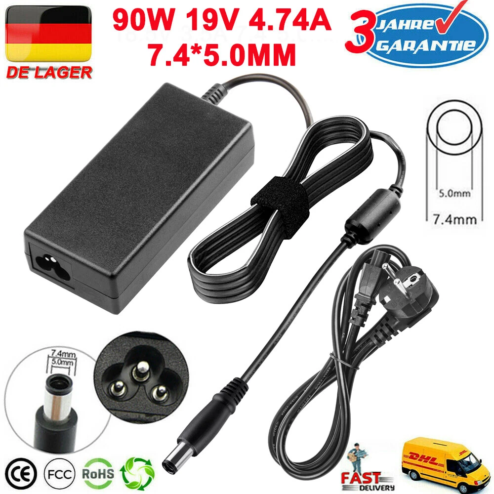 Power4Laptops Netzteil Für HP Laptops – 19.5V/3.33A, Stecker 4.5x3.0 Mm, Originalgetreuer Ersatz