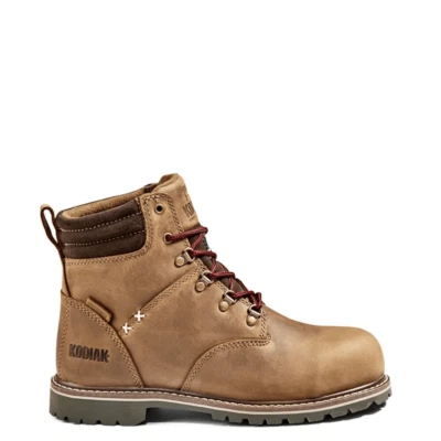 Bota de Trabalho Kodiak Bralorne Feminina 6" Impermeável Biqueira Composta WP Marrom Tamanho 8.5 - Imagem 1 de 4