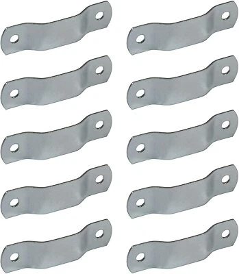 10x Universal Schrankaufhänger Mittel Aufhänger Stahl Wand Befestigung 65x17 mm - Bild 1 von 4