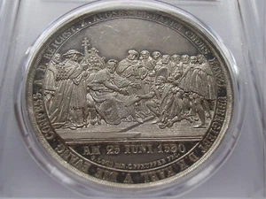 Germany Religion Martin Luther Silver Medal 1830 Augsburg Denomination PCGS SP61 - Picture 1 of 3