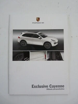 Porsche Cayenne Ultimate 2010 personalización concesionario folleto de ventas catálogo Foto 1 de 2