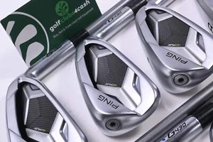 Ping G430 Irons / 5-PW+45+50 / Blue Dot / Senior Flex Ping Alta Quick 35 Shafts - Picture 1 of 7