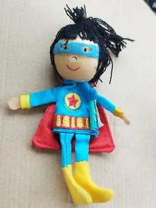 Muñeca - Marioneta de Dedo Superheroína - Fiesta Crafts - - Imagen 1 de 9