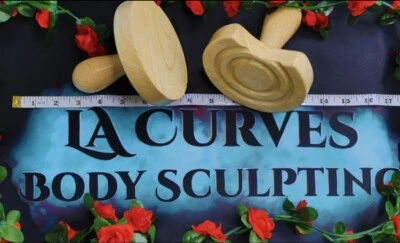 Kit/juego de herramientas de terapia de madera colombiana 2 piezas. Maderaterapia Colombiana 2 piezas Foto 1 de 2