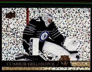 2020-21 Upper Deck #656 Connor Hellebuyck Speckled Rainbow - Picture 1 of 2