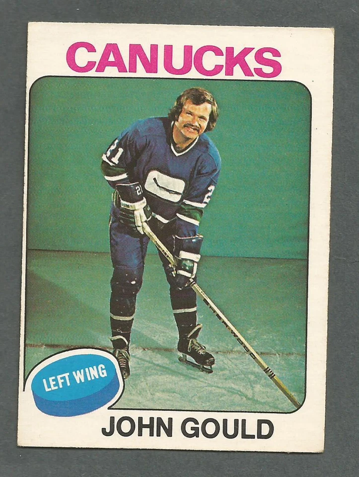 1975-76 OPC O-Pee-Chee Hockey John Gould #266 Vancouver Canucks NMT+ *1 - Image 1 of 1