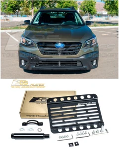 EOS Plate For 20-Up Subaru Outback Front Bumper Tow Hook License Bracket - Picture 1 of 12
