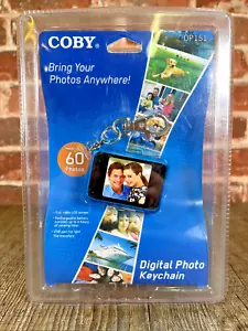 Coby DP-151 1.5" Blue Digital Picture Keychain 60 Photos Brand New - Picture 1 of 4