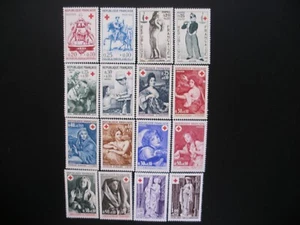 France 1960/86- Semi Postal-16 Different Sets, Total of 35 Stamps MNH, VF - Picture 1 of 5
