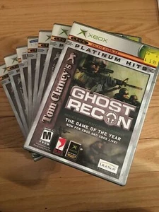 GHOST RECON PLATINUM HITS - XBOX - COMPLETE WITH MANUAL - FREE S/H - (EE) - Picture 1 of 1