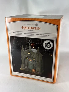 Departamento 56 REST IN PEACE 2023 Halloween Village 6011450 TOTALMENTE NUEVO Snow Village Nuevo en caja - Imagen 1 de 2