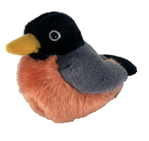 ROBIN Plush Bird Call/Sound 2000 5" Stuffed Toy, K&M International - Picture 1 of 8