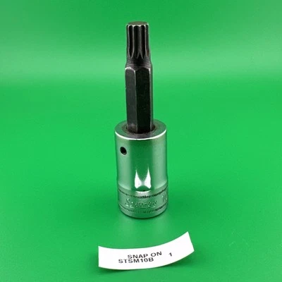 Snap-on Tools Triple Square Spline Ribe Socket Driver 10mm 1/2" Drive STSM10B - Image 1 of 4