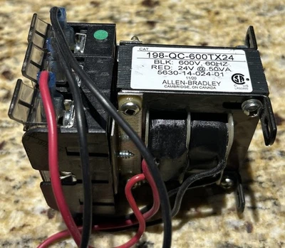 ТРАНСФОРМАТОР ALLEN BRADLEY 198-QC-600TX24 С FERRAZ SHAWMUT 3032-S 600 В НОВЫЙ ИЗ СТАРЫХ ЗАПАСОВ - Изображение 1 из 4